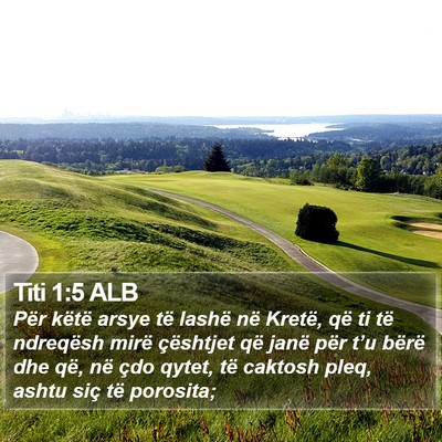 Titi 1:5 ALB Bible Verse Image