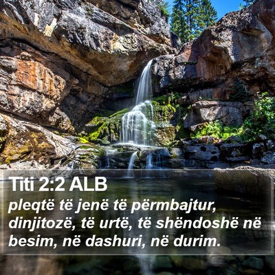 Titi 2:2 ALB Bible Verse Image