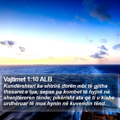 Vajtimet 1:10 ALB Bible Verse Image
