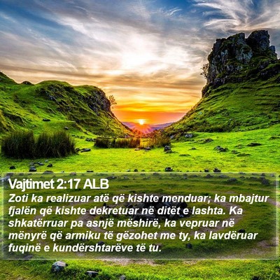Vajtimet 2:17 ALB Bible Verse Image