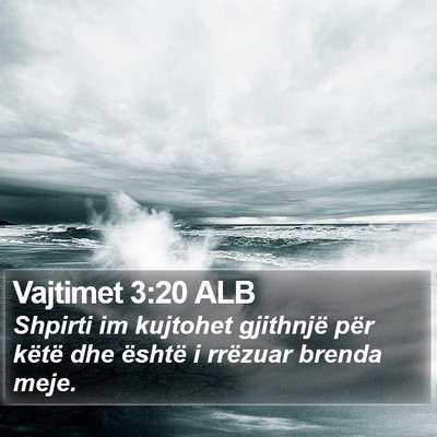 Vajtimet 3:20 ALB Bible Verse Image