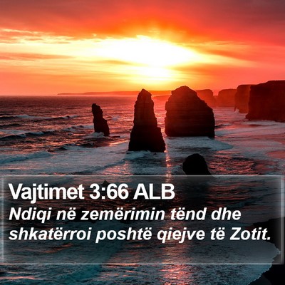 Vajtimet 3:66 ALB Bible Verse Image