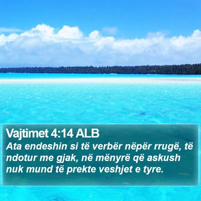 Vajtimet 4:14 ALB Bible Verse Image