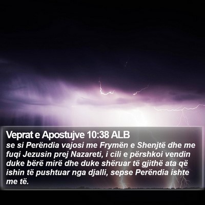 Veprat e Apostujve 10:38 ALB Bible Verse Image