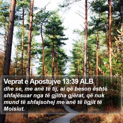 Veprat e Apostujve 13:39 ALB Bible Verse Image