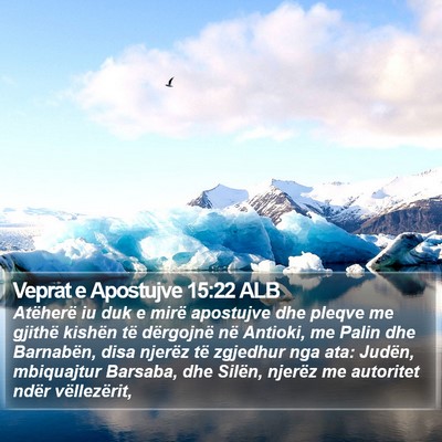 Veprat e Apostujve 15:22 ALB Bible Verse Image
