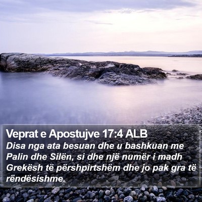 Veprat e Apostujve 17:4 ALB Bible Verse Image