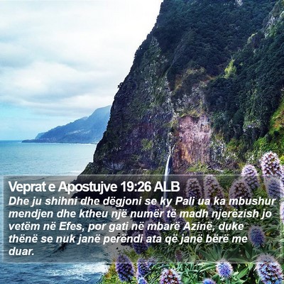 Veprat e Apostujve 19:26 ALB Bible Verse Image