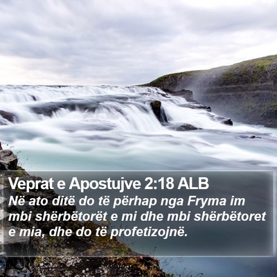 Veprat e Apostujve 2:18 ALB Bible Verse Image