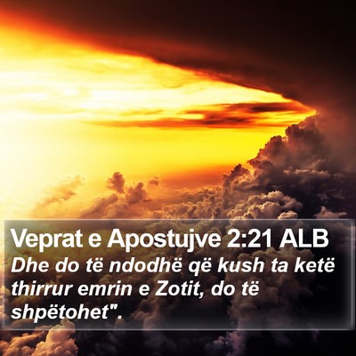 Veprat e Apostujve 2:21 ALB Bible Verse Image