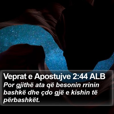 Veprat e Apostujve 2:44 ALB Bible Verse Image