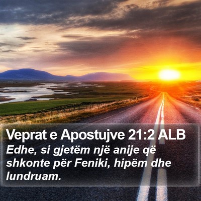 Veprat e Apostujve 21:2 ALB Bible Verse Image