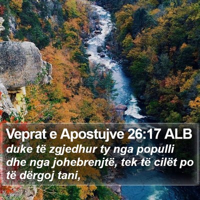 Veprat e Apostujve 26:17 ALB Bible Verse Image