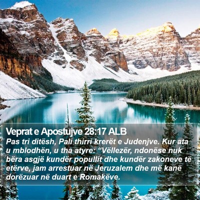 Veprat e Apostujve 28:17 ALB Bible Verse Image