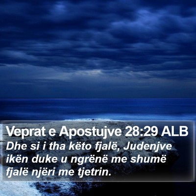 Veprat e Apostujve 28:29 ALB Bible Verse Image