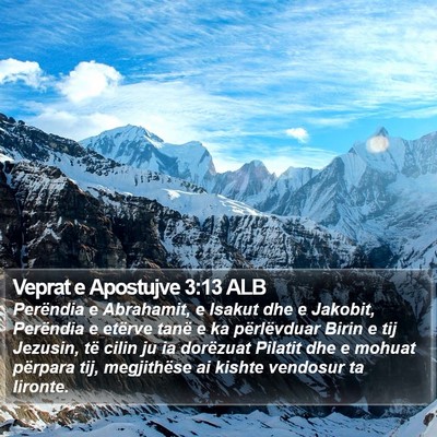 Veprat e Apostujve 3:13 ALB Bible Verse Image