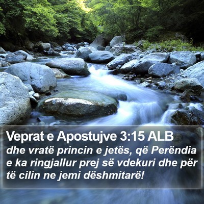 Veprat e Apostujve 3:15 ALB Bible Verse Image