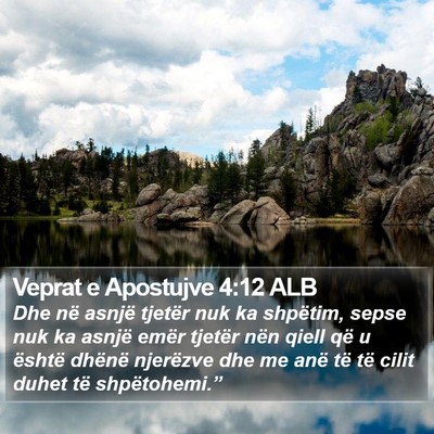 Veprat e Apostujve 4:12 ALB Bible Verse Image