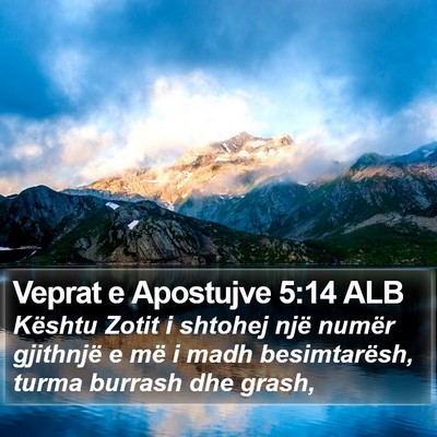 Veprat e Apostujve 5:14 ALB Bible Verse Image