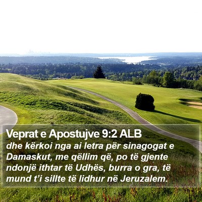 Veprat e Apostujve 9:2 ALB Bible Verse Image