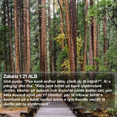 Zakaria 1:21 ALB Bible Verse Image