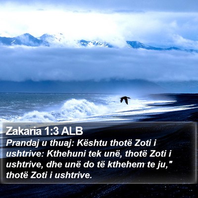 Zakaria 1:3 ALB Bible Verse Image