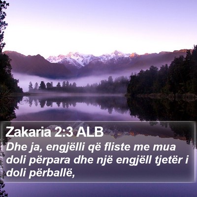 Zakaria 2:3 ALB Bible Verse Image