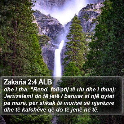 Zakaria 2:4 ALB Bible Verse Image