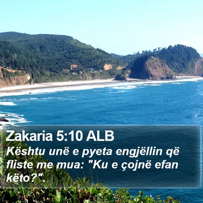 Zakaria 5:10 ALB Bible Verse Image