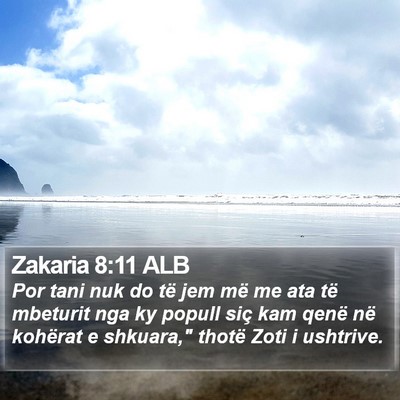 Zakaria 8:11 ALB Bible Verse Image