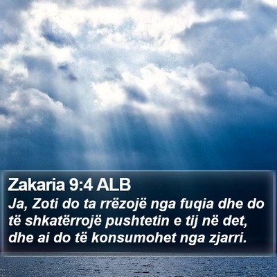 Zakaria 9:4 ALB Bible Verse Image