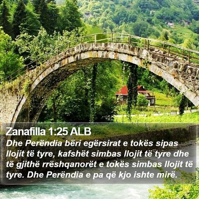 Zanafilla 1:25 ALB Bible Verse Image