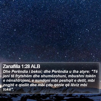 Zanafilla 1:28 ALB Bible Verse Image