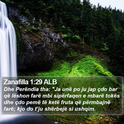 Zanafilla 1:29 ALB Bible Verse Image