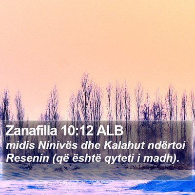 Zanafilla 10:12 ALB Bible Verse Image