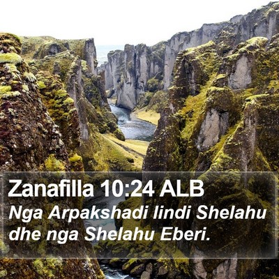 Zanafilla 10:24 ALB Bible Verse Image