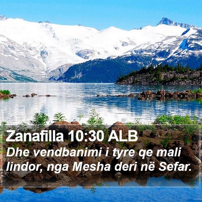 Zanafilla 10:30 ALB Bible Verse Image