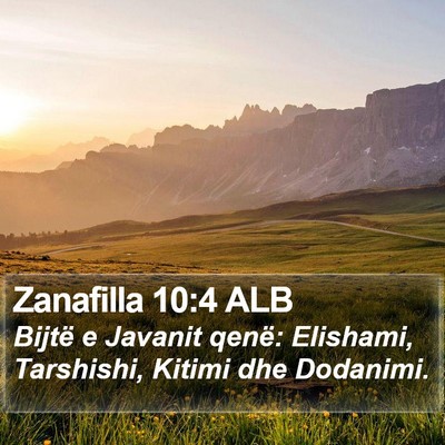 Zanafilla 10:4 ALB Bible Verse Image