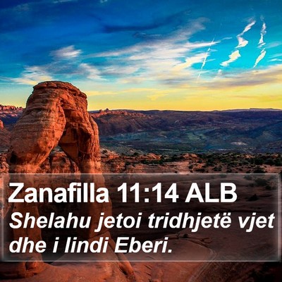 Zanafilla 11:14 ALB Bible Verse Image