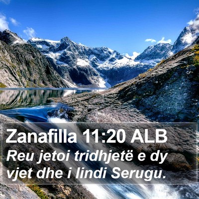 Zanafilla 11:20 ALB Bible Verse Image
