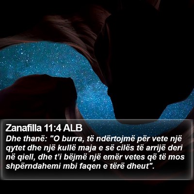 Zanafilla 11:4 ALB Bible Verse Image