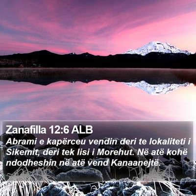 Zanafilla 12:6 ALB Bible Verse Image