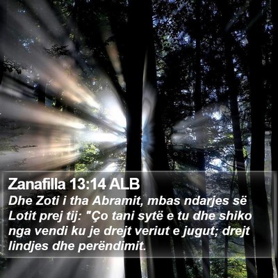 Zanafilla 13:14 ALB Bible Verse Image