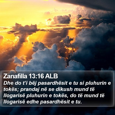 Zanafilla 13:16 ALB Bible Verse Image