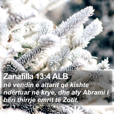 Zanafilla 13:4 ALB Bible Verse Image