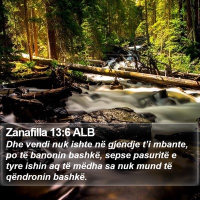 Zanafilla 13:6 ALB Bible Verse Image