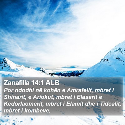 Zanafilla 14:1 ALB Bible Verse Image