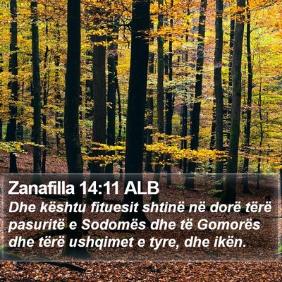 Zanafilla 14:11 ALB Bible Verse Image