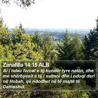 Zanafilla 14:15 ALB Bible Verse Image