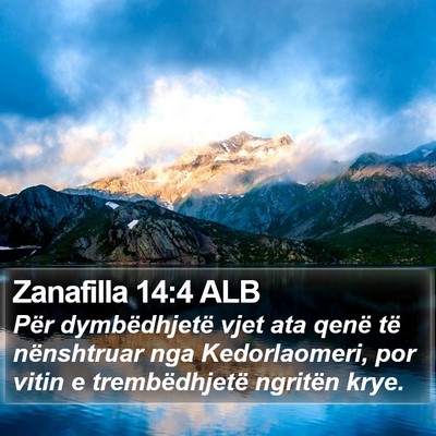 Zanafilla 14:4 ALB Bible Verse Image